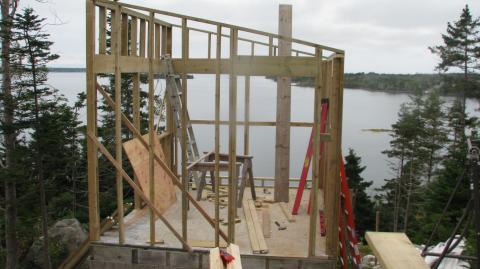 Tower gazebo water view